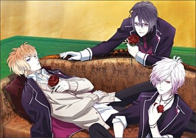 A3クリアポスターB スバル＆シュウ＆レイジ(ソファ) 「DIABOLIK LOVERS」