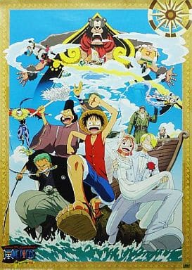 駿河屋 中古 B2ポスター キービジュアル ワンピース ねじまき島の冒険 アニメ