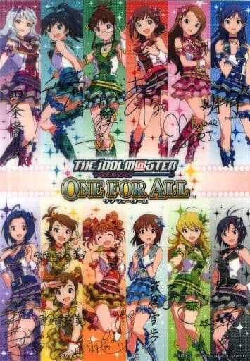 駿河屋 中古 A3クリアポスター 集合 13人 アイドルマスター ワンフォーオール C86 ローソン国際展示場駅前店限定 アニメ