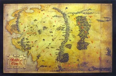 駿河屋 買取 Middle Earth Map 中つ国 地図 ホビット 思いがけない冒険 アニメ