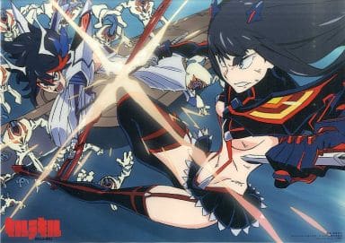 駿河屋 -<中古>A3クリアポスター 纏流子&鬼龍院皐月 「Blu-ray/DVD
