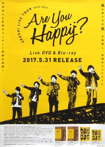 【貴重】嵐Are You Happy? 販促ポスター