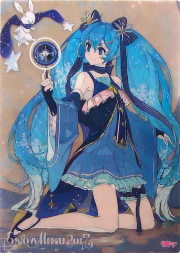 駿河屋 - 【買取】A3クリアポスター 雪ミク2017(焦茶) 「SNOW MIKU