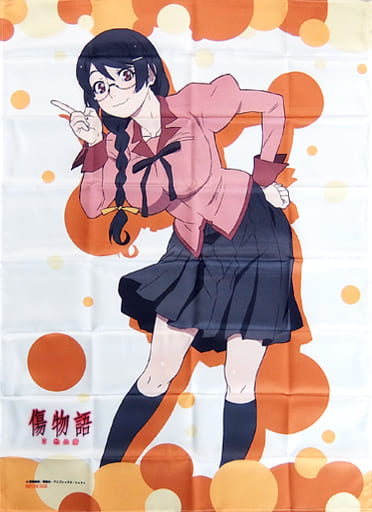 描き下ろしイラストB2布ポスター 羽川翼 「Blu-ray 傷物語 <II 熱血篇>」 アマゾン購入特典 描き下ろしイラストB2布ポスター 羽川翼 「Blu-ray 傷物語 <II 熱血篇>」 アマゾン購入特典