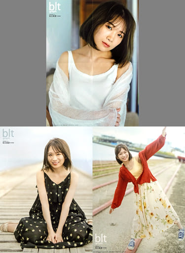 駿河屋 -<中古>特大ポスター3種セット(四つ折) 秋元真夏(乃木坂46) blt