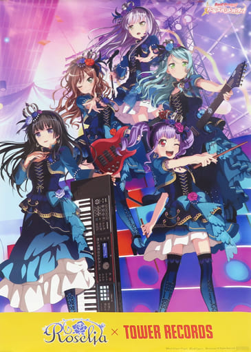駿河屋 -<中古>B2コラボポスター Roselia 「CD BanG Dream! Roselia