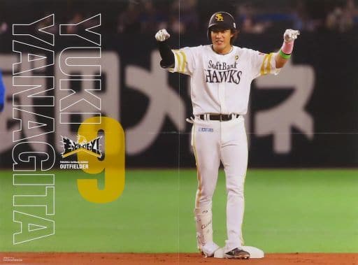 駿河屋 -<中古>B3ポスター/応援ボード(八つ折) 柳田悠岐 月刊ホークス