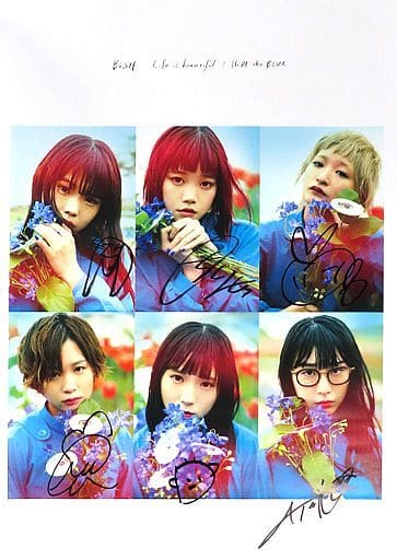 駿河屋 -<中古>メンバー全員直筆サイン入りB2ポスター BiSH 「CD Life ...