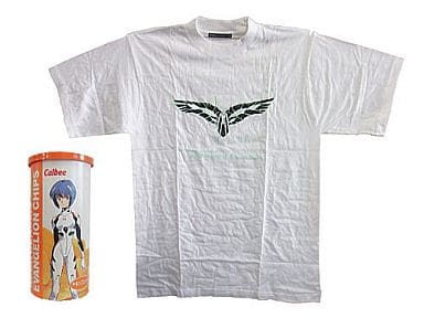 エヴァンゲリオン量産機 Tシャツ(WHITE/缶デザイン綾波レイ)「新世紀エヴァンゲリオン」エヴァンゲリオンチップスロング缶キャンペーン応募当選オリジナルグッズ エヴァンゲリオン量産機 Tシャツ(WHITE/缶デザイン綾波レイ)「新世紀エヴァンゲリオン」エヴァンゲリオンチップスロング缶キャンペーン応募当選オリジナルグッズ