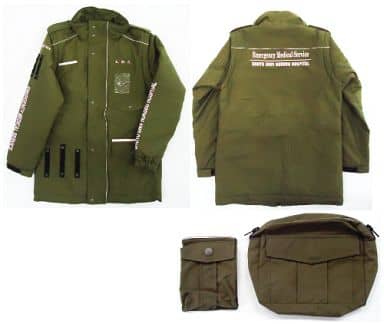 駿河屋 -<中古>コード・ブルー劇中ジャケット カーキ Mサイズ 文字