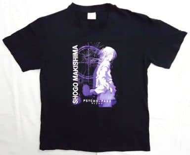 駿河屋 -<中古>槙島聖護 Tシャツ ブラック フリーサイズ 「PSYCHO-PASS