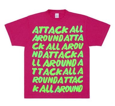 駿河屋 -<中古>AAA Tシャツ ピンク Lサイズ 「AAA 4th Anniversary