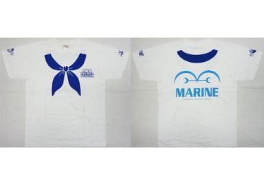 海軍Tシャツ Mサイズ ホワイト 「ワンピース プレミア・サマー2011 in ユニバーサル・スタジオ・ジャパン」 海軍Tシャツ Mサイズ ホワイト 「ワンピース プレミア・サマー2011 in ユニバーサル・スタジオ・ジャパン」