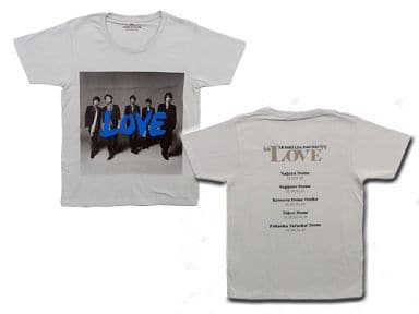 駿河屋 -<中古>嵐 Tシャツ グレー フリーサイズ 「ARASHI Live Tour