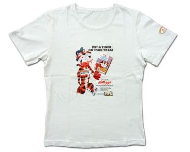 駿河屋 中古 トニー ザ タイガー Tシャツ ホワイト 女性用mサイズ ケロッグ 100周年記念グッズ その他