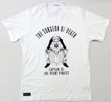 駿河屋 中古 トラファルガー ロー Tシャツ ホワイト Lサイズ ワンピース ユニクロ その他