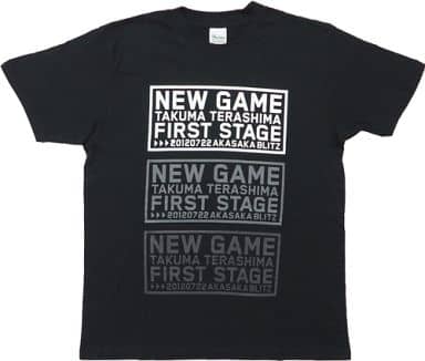 駿河屋 中古 寺島拓篤 New Game ロゴtシャツ ブラック Sサイズ Takuma Terashima New Game First Stage その他