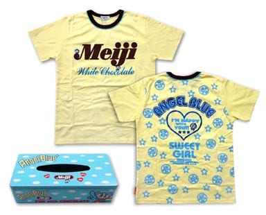 セール❗️特別限定品❤︎エンジェルブルー❤︎S❤︎140㎝❤︎MeijiコラボTシャツ