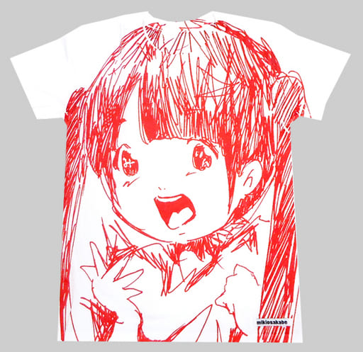 駿河屋 中古 古川未鈴 でんぱ組 Inc 新イラストtシャツ ホワイト Lサイズ ワールドワイド でんぱツアー14 In 武道館 夢で終わらんよっ その他