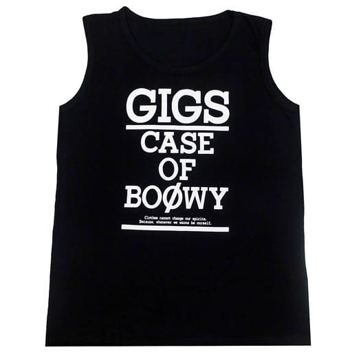 BOOWY CASEOFBOOWY タンクトップ - タレントグッズ BOOWY CASEOFBOOWY タンクトップ - タレントグッズ