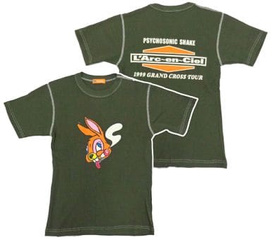 駿河屋 -<中古>L'Arc~en~Ciel Tシャツ カーキ 「L'Arc~en~Ciel
