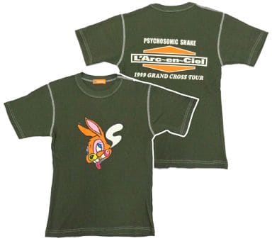 駿河屋 -<中古>L'Arc～en～Ciel Tシャツ カーキ 「L'Arc～en～Ciel