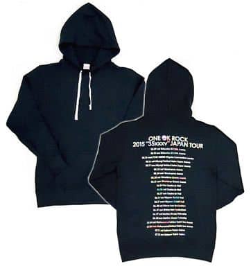 駿河屋 -<中古>ONE OK ROCK プルオーバー(パーカー) ブラック XLサイズ