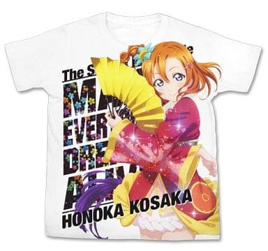 ラブライブ スクフェスAS 1周年記念 フルグラフィックTシャツ 高坂穂乃果