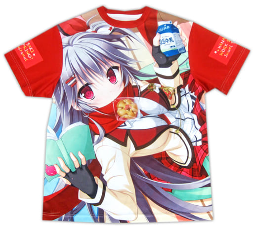 不知火祈 フルプリントハイグレードtシャツ サガプラ-