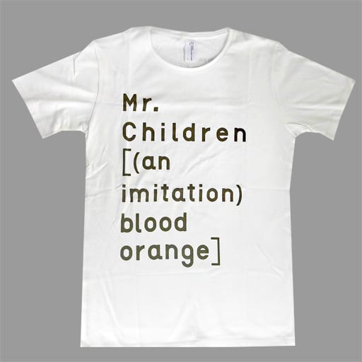 Mr.Children Tシャツ Tour Logo ホワイト Mサイズ 「Mr.Children [(an imitation) blood  orange] Tour」