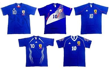 駿河屋 -<中古>サッカー日本代表 歴代ユニTシャツ5枚セット Lサイズ