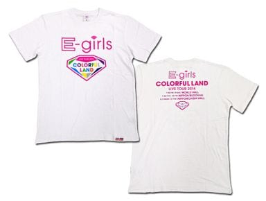 駿河屋 -<中古>E-girls ツアーTシャツ ホワイト Lサイズ 「E-girls