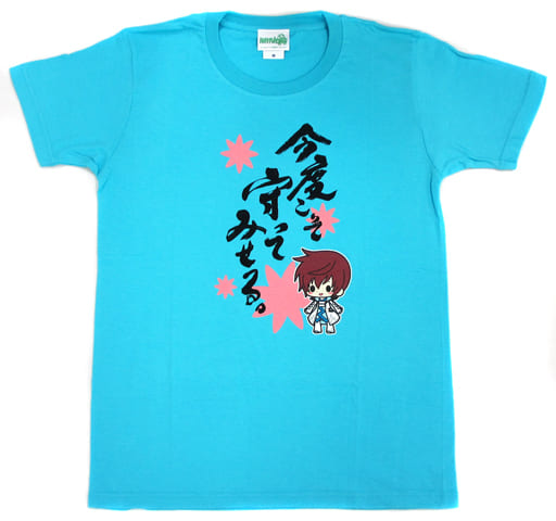 駿河屋 -<中古>アスベル・ラント 公式筆文字Tシャツ ライトブルー L
