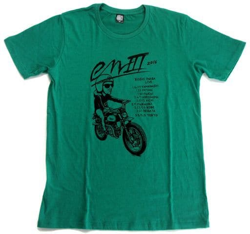 enⅢ  稲葉浩志 Tシャツ 緑 xs 人気 レア 完売