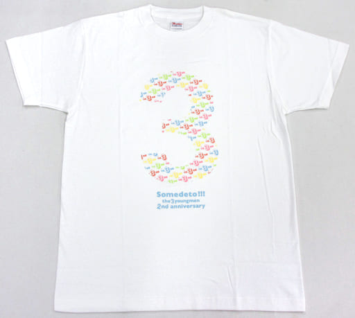 駿河屋 -<中古>THE3名様(実写版) Tシャツ ホワイト Mサイズ 「THE3名様
