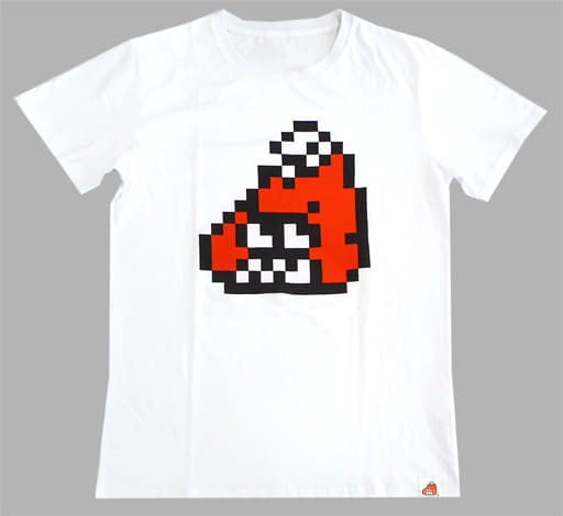 駿河屋 中古 ヤキフグ8bitホワイトtシャツ Lサイズ 一番くじ Splatoon スプラトゥーン C賞 その他