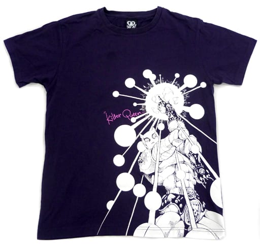 駿河屋 買取 単品 吉良吉影 キラークイーン スタンドが光る Tシャツ パープル Mサイズ ジョジョの奇妙な冒険 第四部 ダイヤモンドは砕けない その他