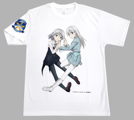 駿河屋 中古 サーニャ V リトヴャク エイラ イルマタル ユーティライネン 秘め歌コンプリートboxtシャツ5 ホワイト Lサイズ ストライクウィッチーズ 秘め歌コンプリートbox Strike Witches 発売記念イベント その他