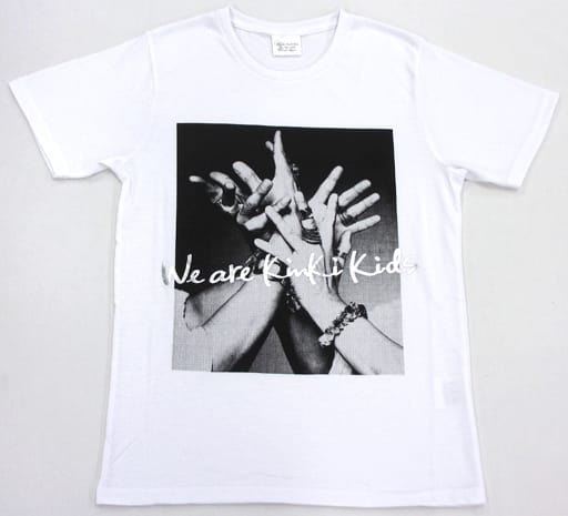 駿河屋 -<中古>KinKi Kids Tシャツ ホワイト 「We are KinKi Kids Live