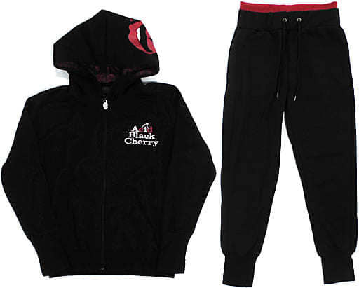Acid Black Cherry ABCセットアップ(パーカー&パンツ) ブラック メンズサイズ アップライズショップ限定 Acid Black Cherry ABCセットアップ(パーカー&パンツ) ブラック メンズサイズ アップライズショップ限定