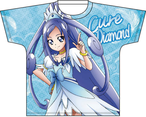 駿河屋 新品 中古 キュアダイヤモンド 全プリキュア フルカラープリントtシャツ ライトブルー Mサイズ ドキドキ プリキュア Tシャツ 駿河屋 新品 中古 キュアダイヤモンド 全プリキュア フルカラープリントtシャツ ライトブルー Mサイズ ドキドキ プリキュア Tシャツ