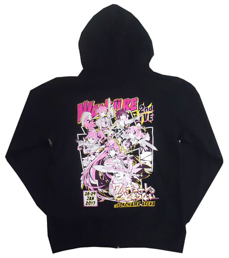 駿河屋 -<中古>集合 ライブパーカー ブラック Mサイズ 「マクロスΔ