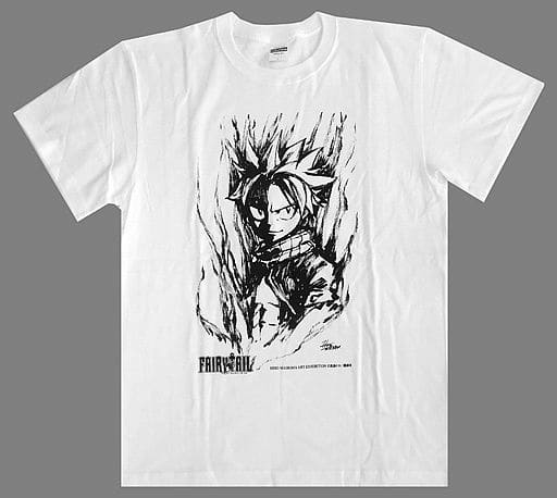 駿河屋 -<中古>ナツ・ドラグニル Tシャツ バニラ Lサイズ 「FAIRY TAIL