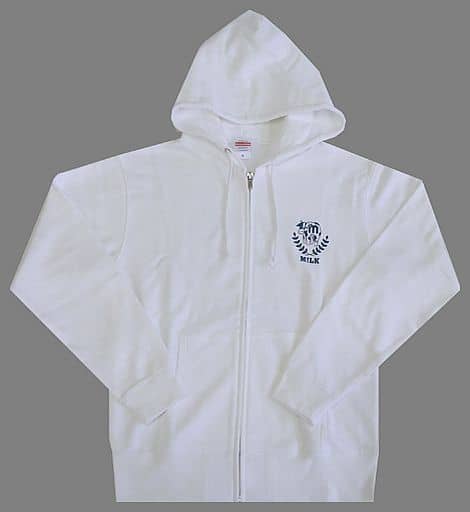 駿河屋 -<中古>M!LK パーカー ホワイト Mサイズ 「Mow Mow DREAM~超B
