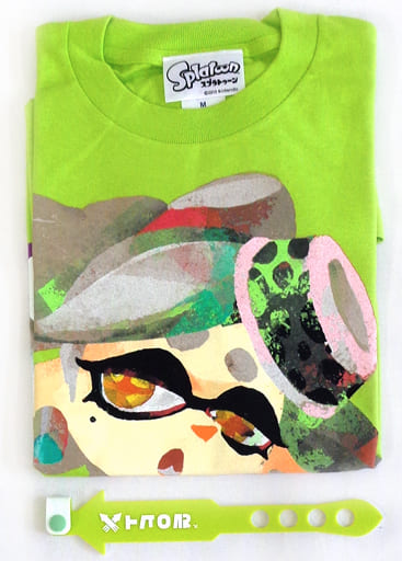 スプラトゥーン アオリ ラストフェスTシャツ リストバンド付き