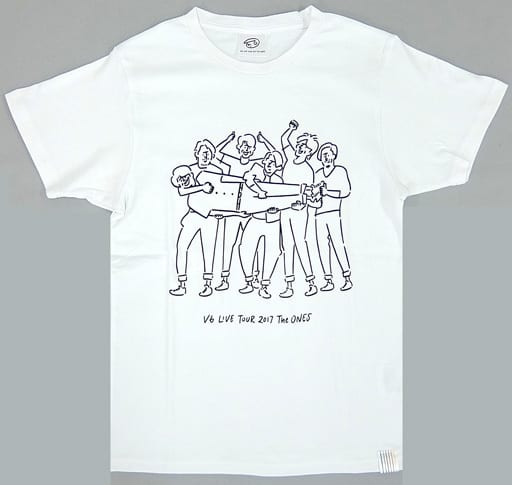 駿河屋 - 【買取】V6 Tシャツ ホワイト フリーサイズ 「V6 LIVE TOUR ...