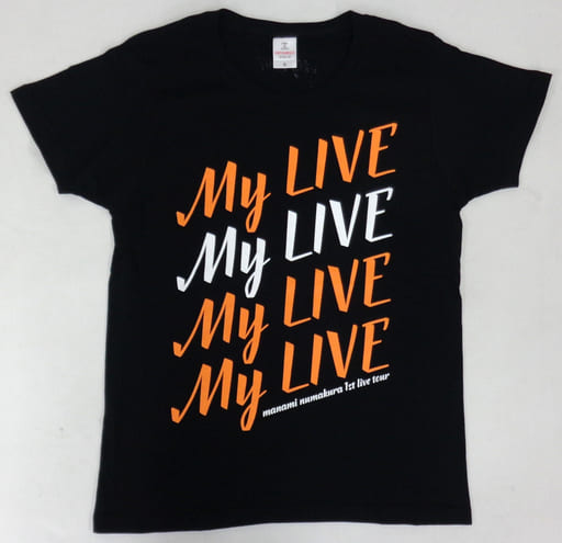 駿河屋 中古 沼倉愛美 ツアーtシャツ ブラック Sサイズ 沼倉愛美 1st Live Tour My Live その他