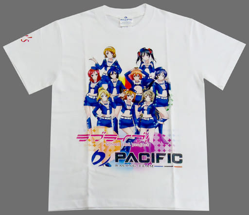 駿河屋 -<中古>μ's オリジナルコラボTシャツ ホワイト Mサイズ