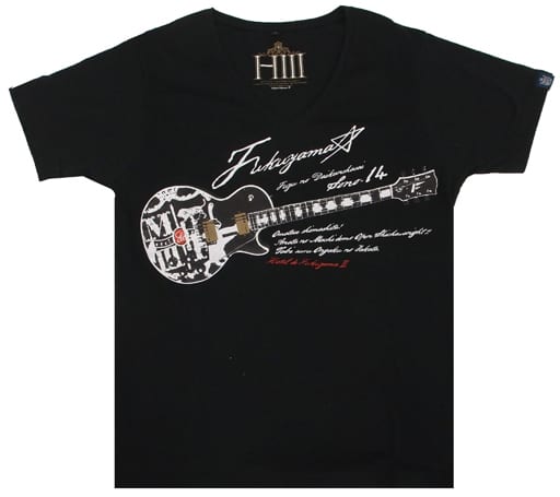 駿河屋 -<中古>福山雅治 Tシャツ“Guitar-Black” ブラック Mサイズ