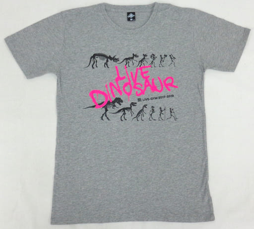 駿河屋 -<中古>B'z Tシャツ グレー Sサイズ 「B'z LIVE-GYM 2017-2018